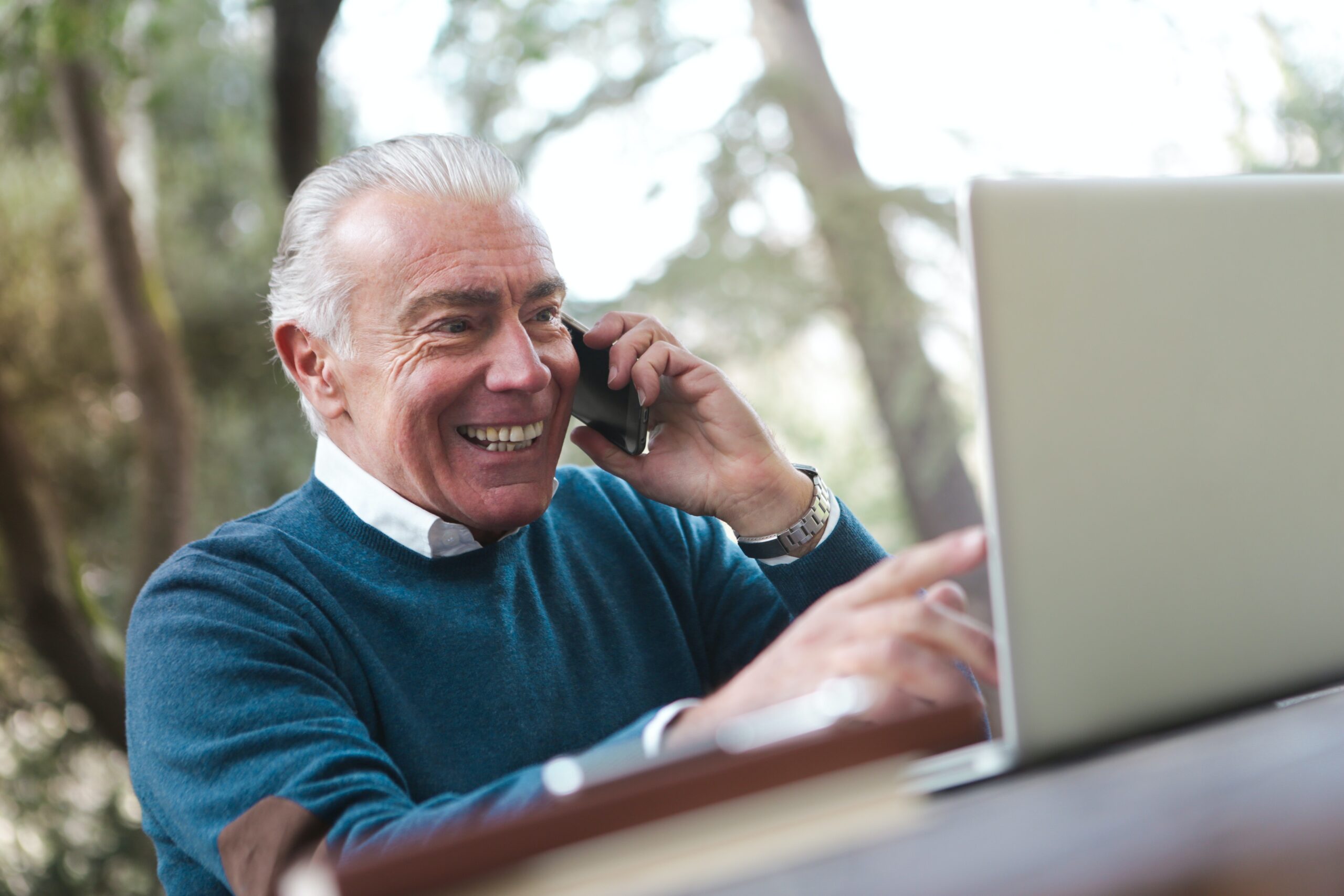 On the Phone with a Broker On the Phone with a Broker
