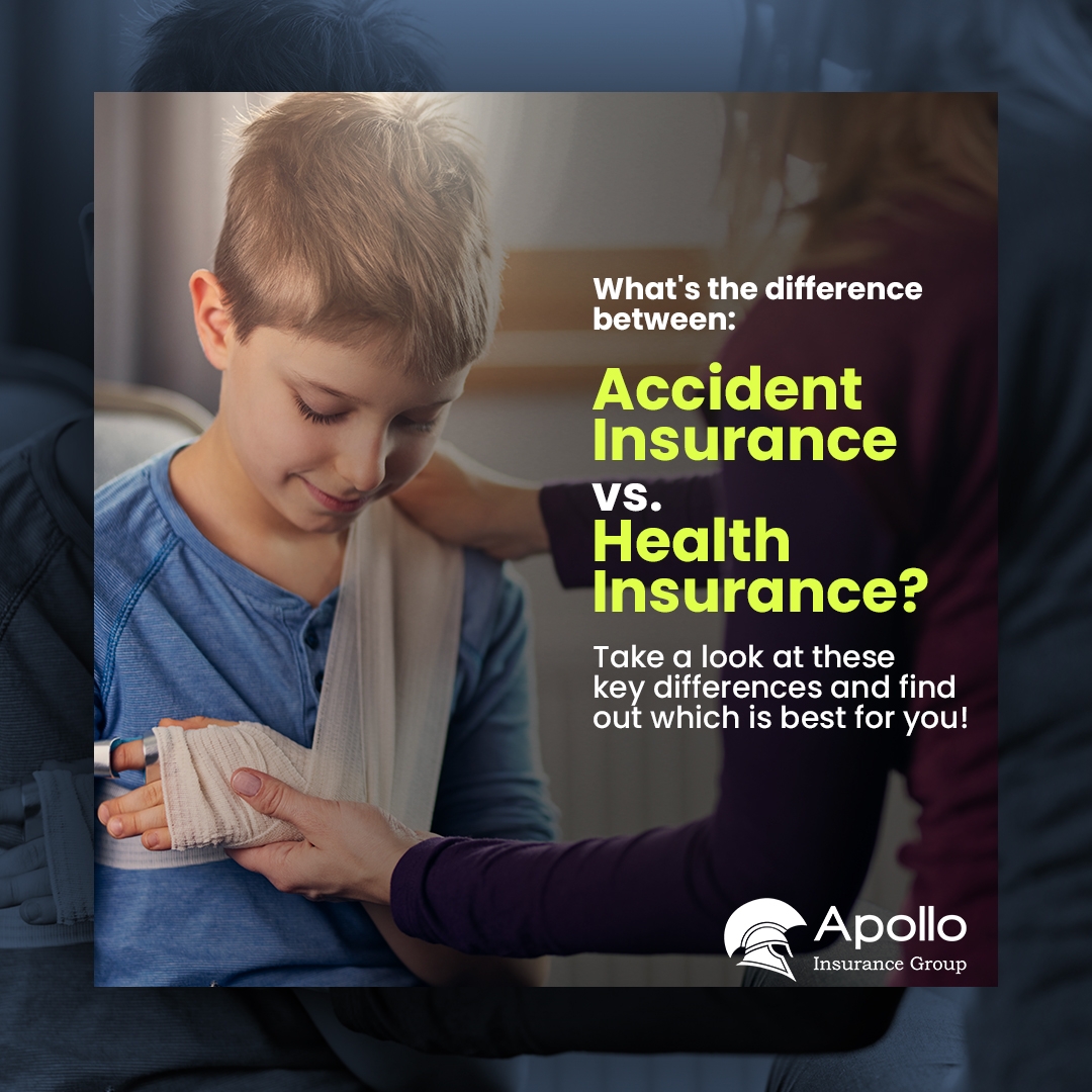 Difference with Accident vs Health Insurance