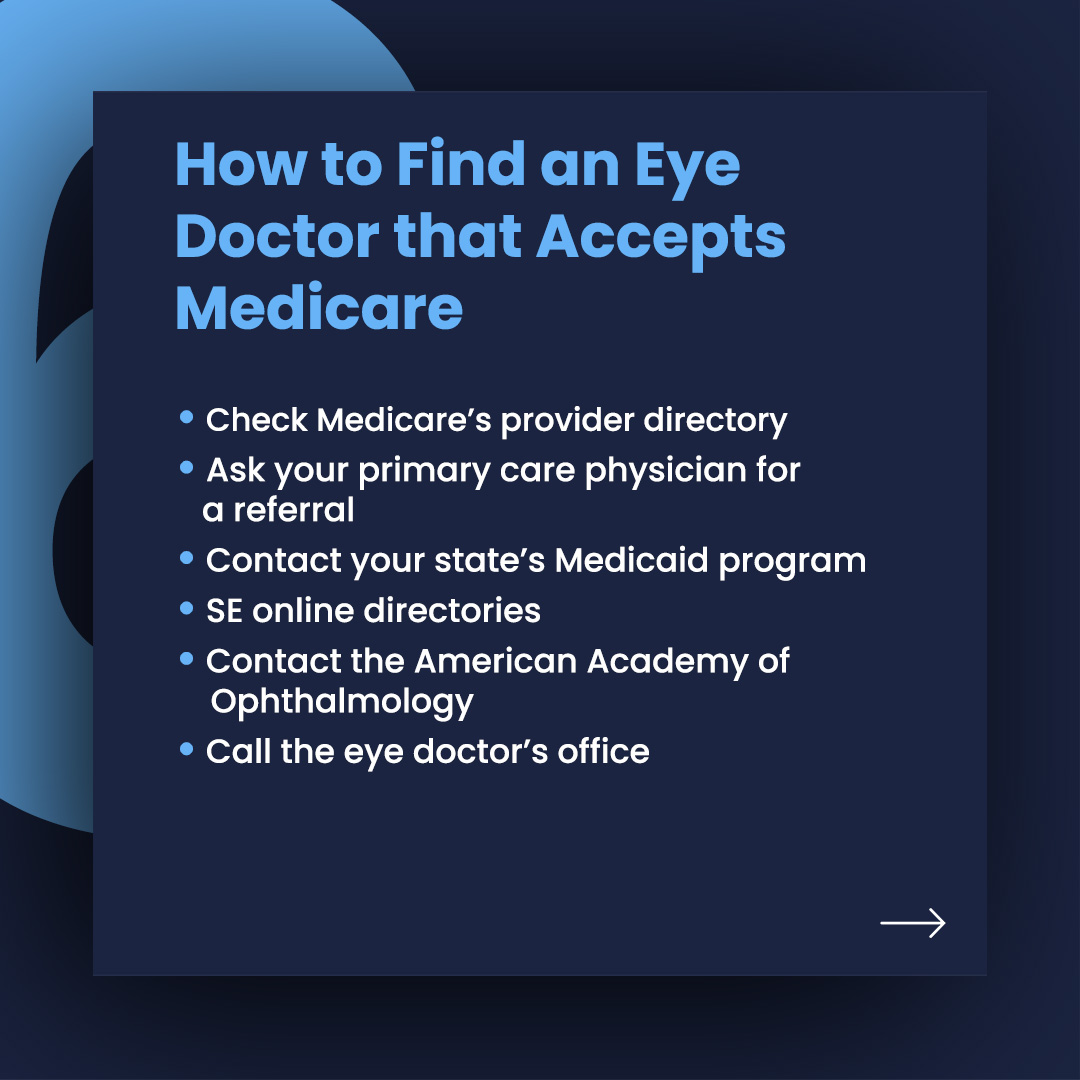 How to Find an eye doctor that accepts medicare