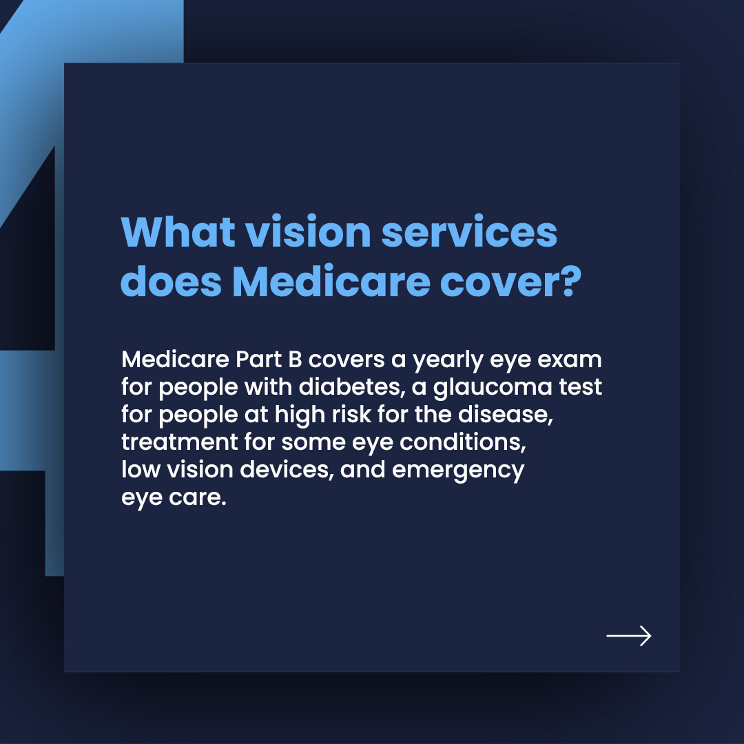 What vision services does Medicare cover