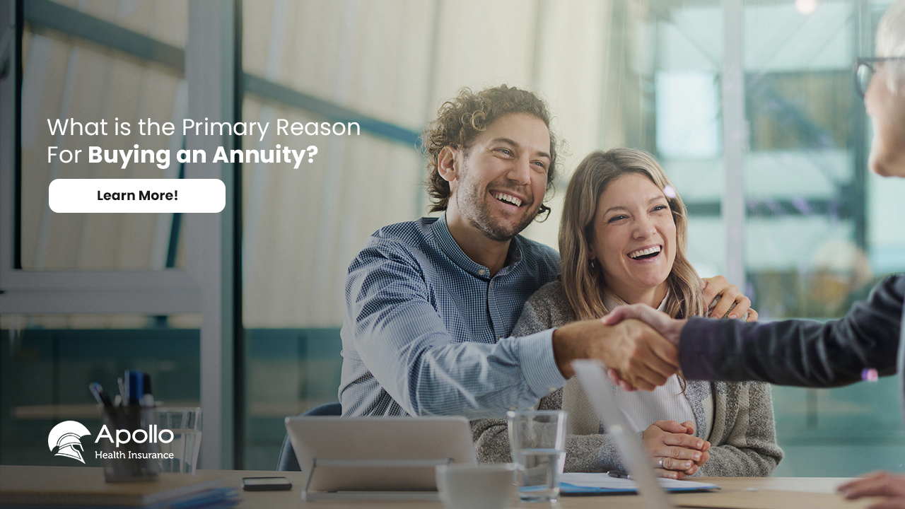 What is the primary reason for buying an annuity banner