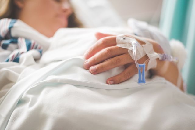 Patient in a hospital bed with coverage provided under Medicare Part A hospital insurance